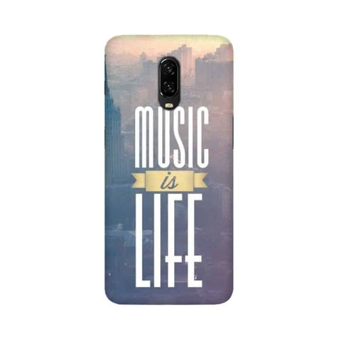 Music is Life Mobile Cover For OnePlus 6T