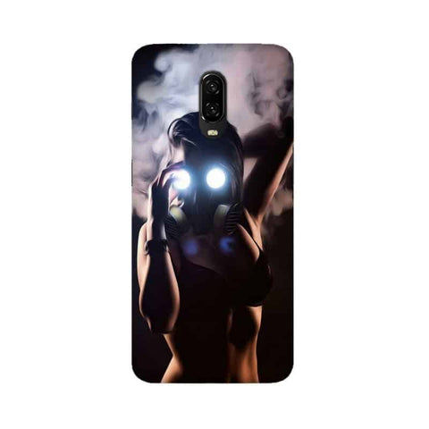 Gas Mask Girl Mobile Cover For OnePlus 6T