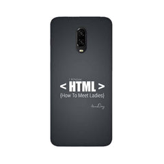 HTML Mobile Cover For OnePlus 6T