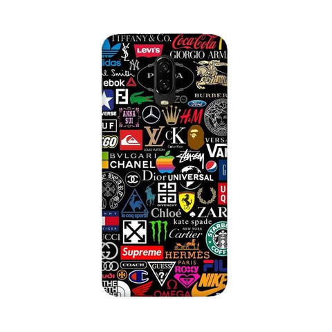 Brands Logo's Mobile Cover For OnePlus 6T