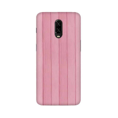 Pink Wood Mobile Cover For OnePlus 6T
