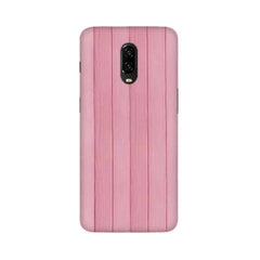 Pink Wood Mobile Cover For OnePlus 6T