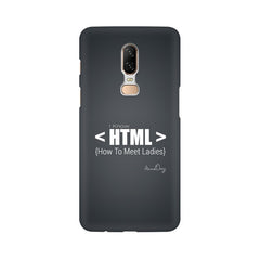 HTML Mobile Cover For OnePlus 6