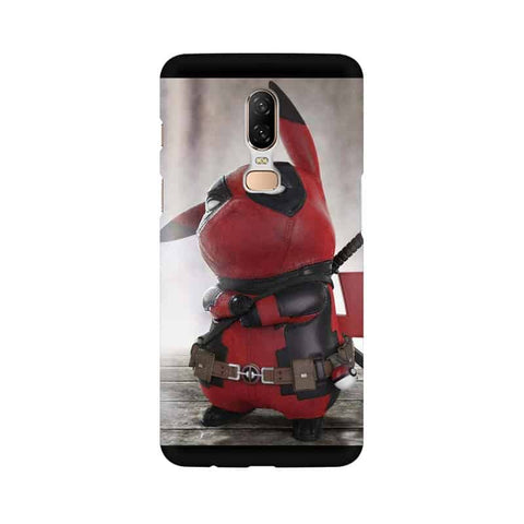 Red Pikachu Mobile Cover For OnePlus 6