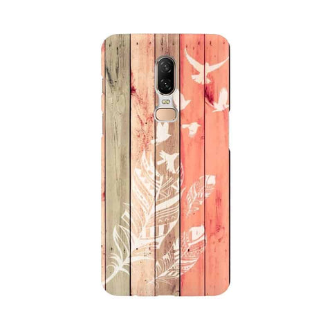 Wood Style Mobile Cover For OnePlus 6