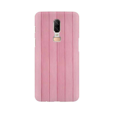 Pink Wood Mobile Cover For OnePlus 6