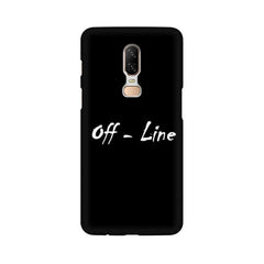 off-Line Wallpaper Mobile Cover For OnePlus 6