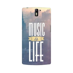 Music is Life Mobile Cover For OnePlus One
