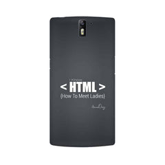 HTML Mobile Cover For OnePlus One