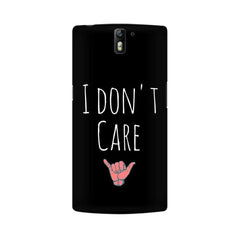 I Don't Care Mobile Cover For OnePlus One