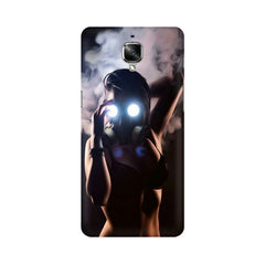 Gas Mask Girl Mobile Cover For OnePlus Three