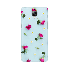 Floral Background Mobile Cover For OnePlus Three