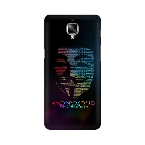 Anon Hackers Mobile Cover For OnePlus Three