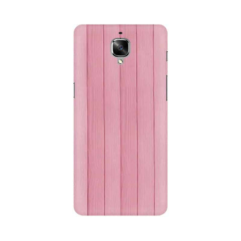 Pink Wood Mobile Cover For OnePlus Three