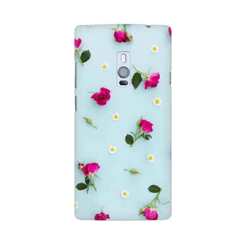 Floral Background Mobile Cover For OnePlus Two