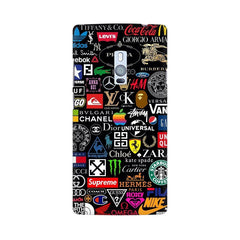 Brands Logo's Mobile Cover For OnePlus Two