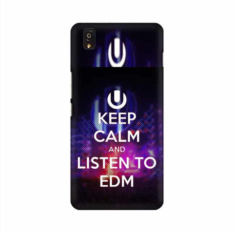 Keep Calm And Listen To EDM Mobile Cover For OnePlus X