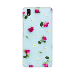 Floral Background Mobile Cover For OnePlus X