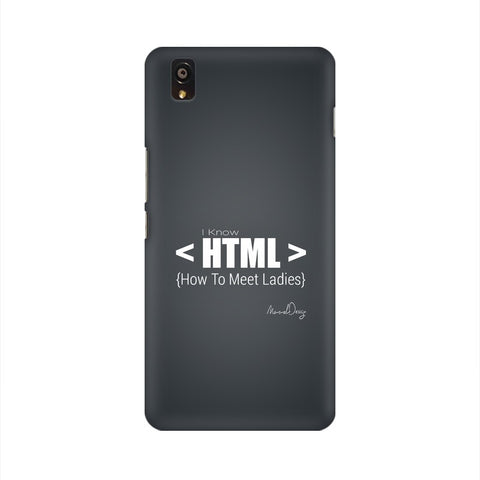 HTML Mobile Cover For OnePlus X