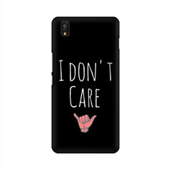 I Don't Care Mobile Cover For OnePlus X