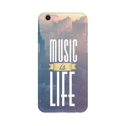 Music is Life Mobile Cover For Oppo A39