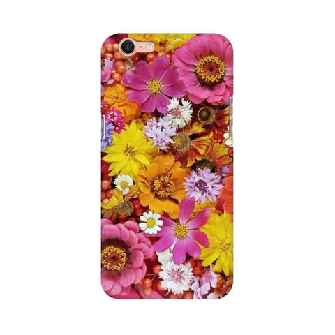 Colorful Flowers Background Mobile Cover For Oppo A39