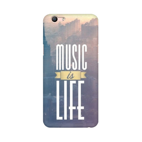 Music is Life Mobile Cover For Oppo A59