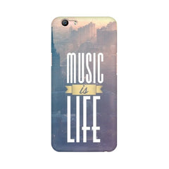 Music is Life Mobile Cover For Oppo A59