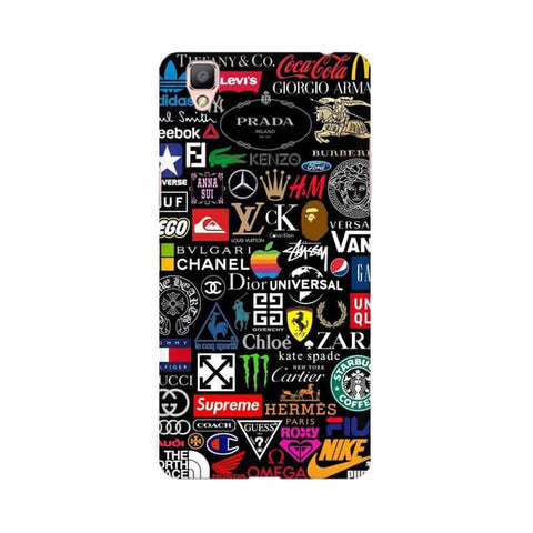 Brands Logo's Mobile Cover For Oppo F1 Plus