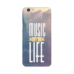 Music is Life Mobile Cover For Oppo F1S