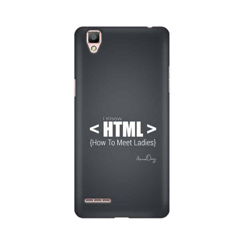 HTML Mobile Cover For Oppo F1