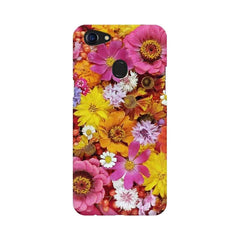 Colorful Flowers Background Mobile Cover For Oppo F5