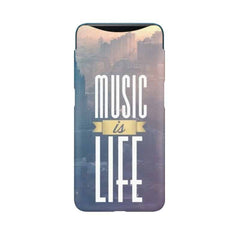 Music is Life Mobile Cover For Oppo Find X
