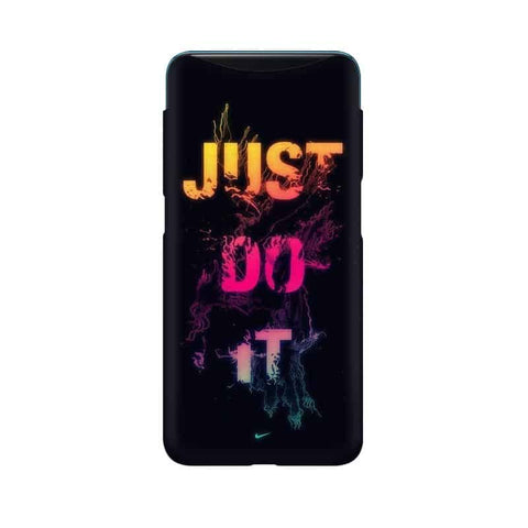 Just Do it Mobile Cover For Oppo Find X