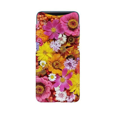 Colorful Flowers Background Mobile Cover For Oppo Find X