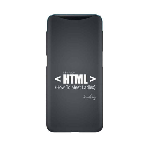 HTML Mobile Cover For Oppo Find X