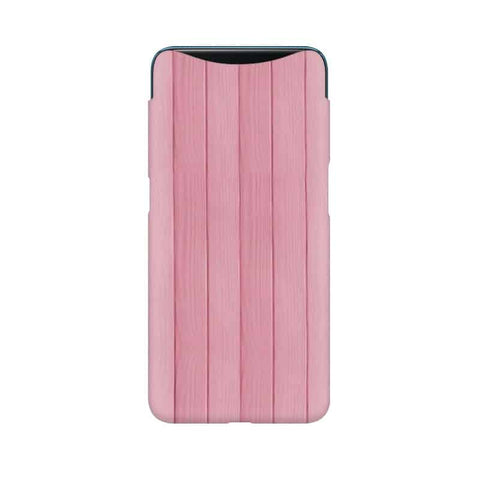 Pink Wood Mobile Cover For Oppo Find X