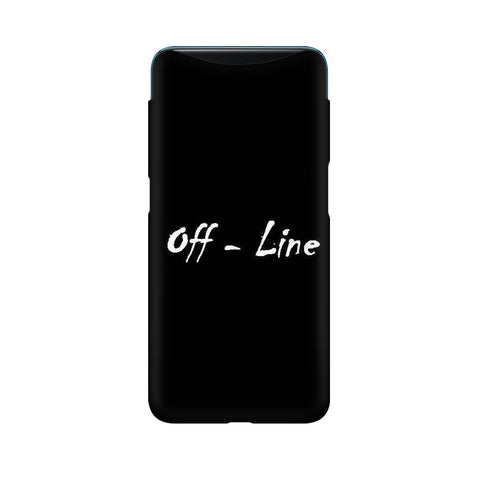 off-Line Wallpaper Mobile Cover For Oppo Find X