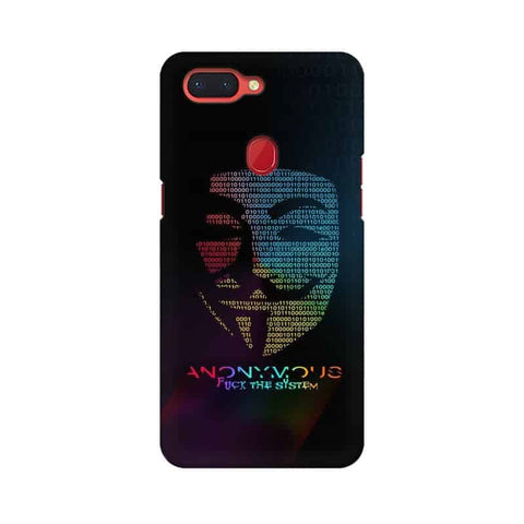 Anon Hackers Mobile Cover For Oppo R15 Pro