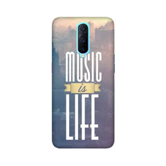 Music is Life Mobile Cover For Oppo R17 Pro