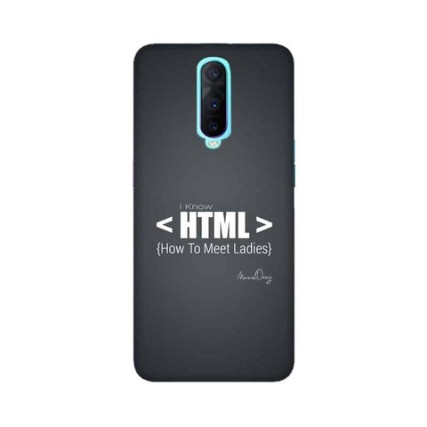 HTML Mobile Cover For Oppo R17 Pro