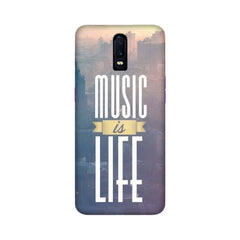 Music is Life Mobile Cover For Oppo R17