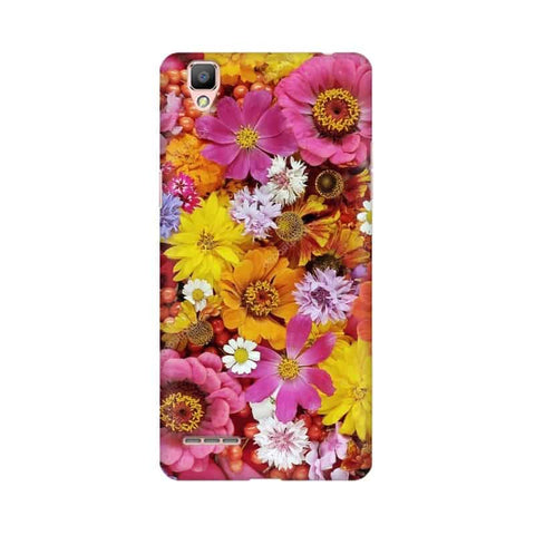 Colorful Flowers Background Mobile Cover For Oppo R9