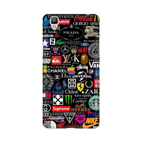 Brands Logo's Mobile Cover For Oppo R9