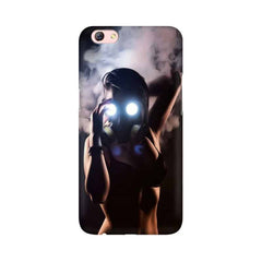 Gas Mask Girl Mobile Cover For Oppo R9s Plus