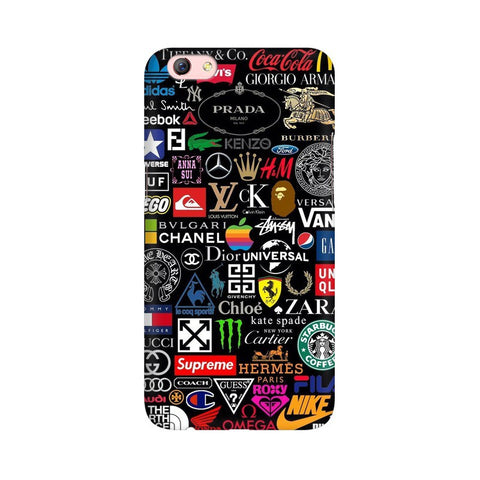 Brands Logo's Mobile Cover For Oppo R9s