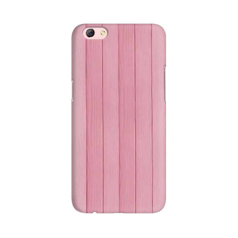 Pink Wood Mobile Cover For Oppo R9s