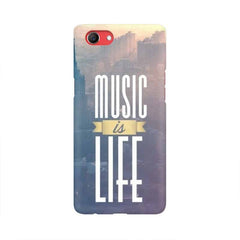 Music is Life Mobile Cover For Oppo Realme 1