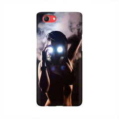 Gas Mask Girl Mobile Cover For Oppo Realme 1