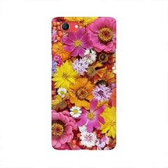 Colorful Flowers Background Mobile Cover For Oppo Realme 1
